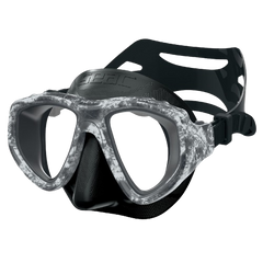 SEAC One Camo Diving Mask, Front View, Grey