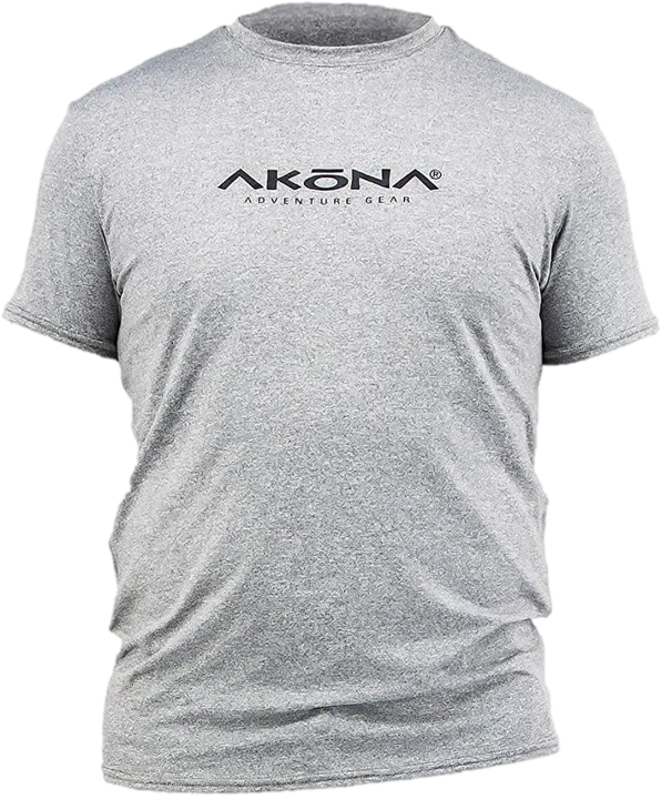 Akona Men's Short Sleeve Sun Shirt Titanium