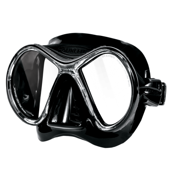 Oceanic OceanVu Mask - Black & Titanium