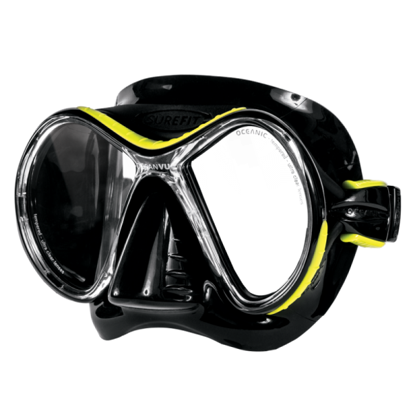 Oceanic OceanVu Mask - Black & Yellow