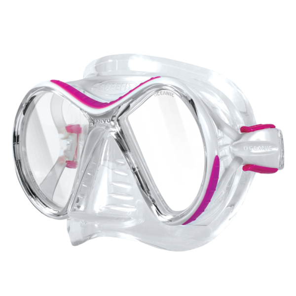 Oceanic OceanVu Mask - Clear & Pink