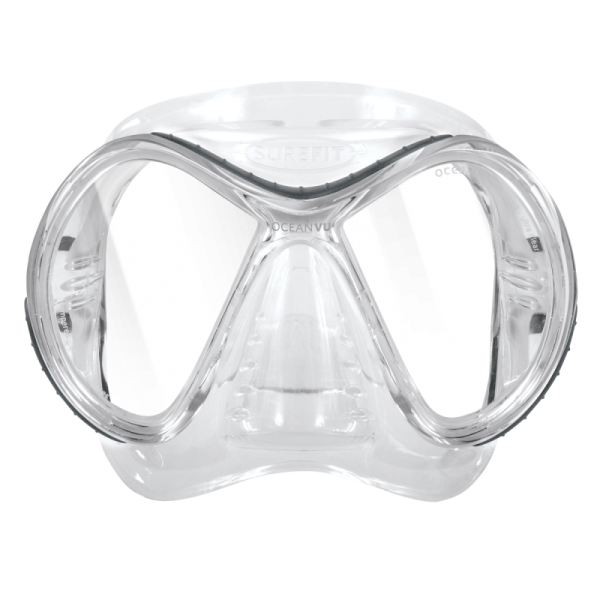 Oceanic OceanVu Mask - Clear & Titanium