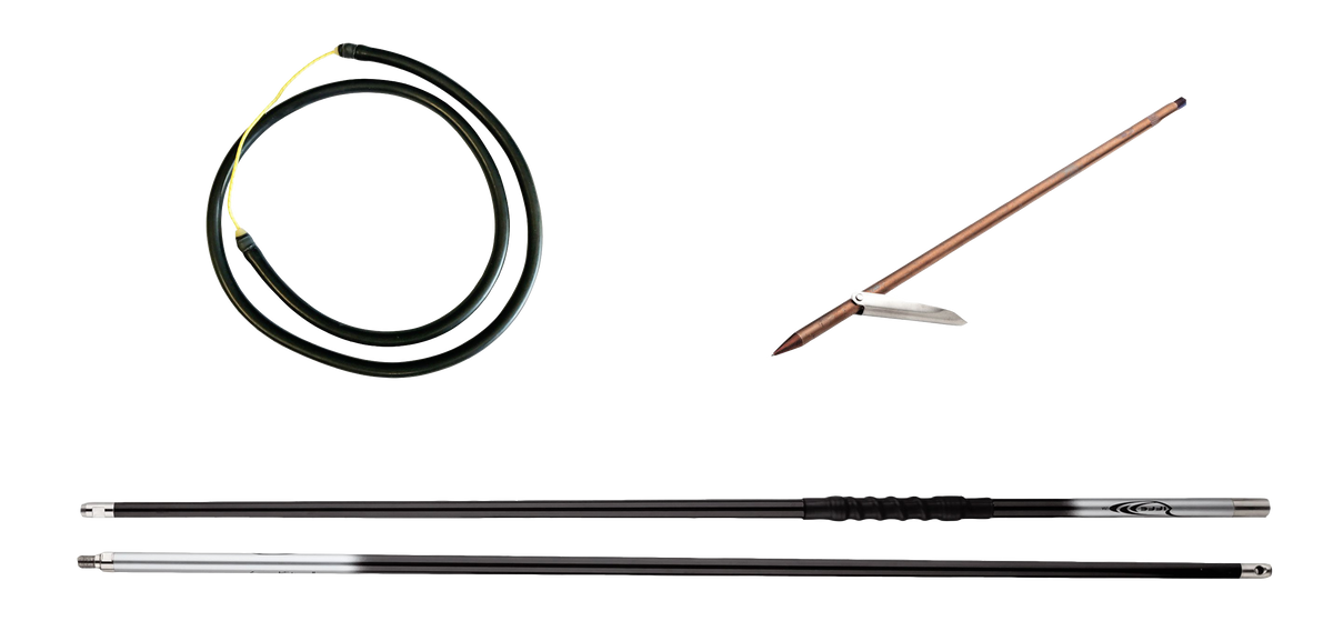 carbon fiber fishing pole Riffe Carbon Fiber Pole Spear - 6ft / 2pc