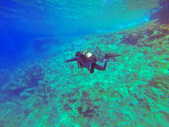 Diver using Buoyancy Control