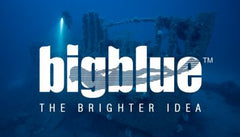 Big Blue Dive Lights Logo
