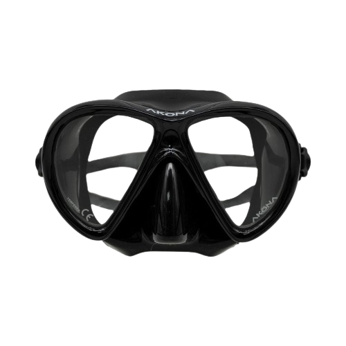 Akona Grand Cayman Mask - Black Silicone
