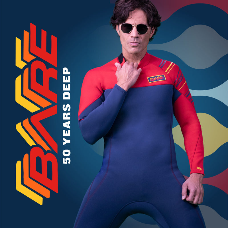 Bare 50th Anniversary Men's 3/2 Revelation Wetsuit