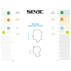 Seac Libera Full Face Mask Size Chart