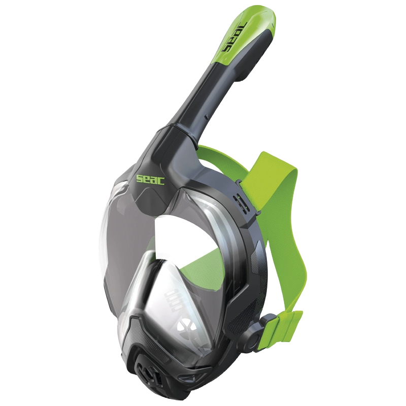 thumbnail image 2 of SEAC Libera Full Face Snorkeling Mask – Anti-Fog, Easy Breathing, Panoramic View 2 of 5