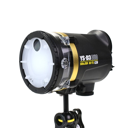 Sea & Sea YS-D3 Duo Strobe - w/ Attached Diffuser