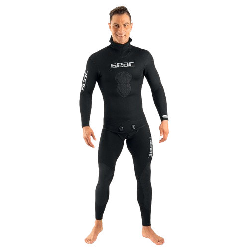Seac Black Shark 3mm Men's Wetsuit Front View