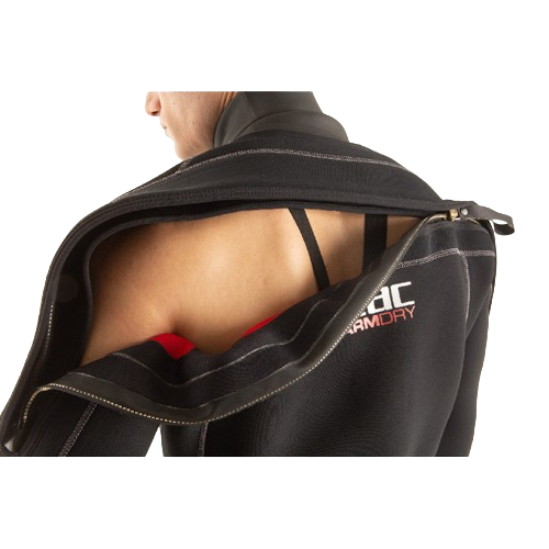 Seac Warm Dry 4mm Dry Suit Back Zipper Demonstration 