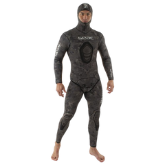 SEAC Snake Camo Men's 5mm Wetsuit, full-body front view