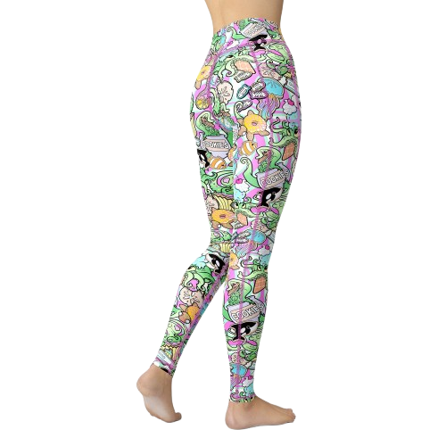 Spacefish Army Eco-Friendly Candy Octopus Legging