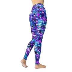 Spacefish Army Eco-Friendly Cosmic Whale Leggings