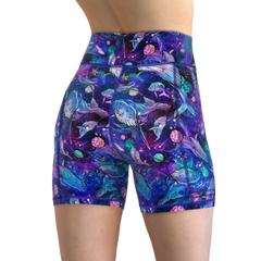 Spacefish Army Eco-Friendly Cosmic Whale Shorts