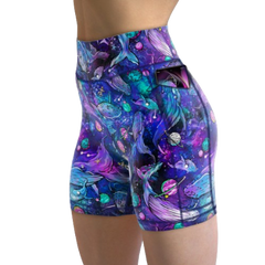 Spacefish Army Eco-Friendly Cosmic Whale Shorts