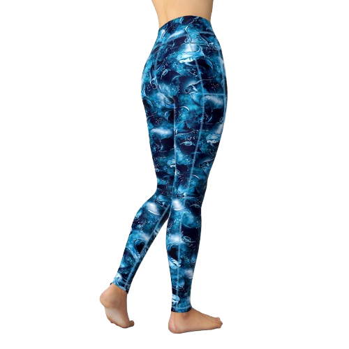 Spacefish Army Eco-Friendly Manta Mayhem Leggings