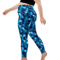 Spacefish Army Eco-Friendly Manta Mayhem Leggings Plus Size