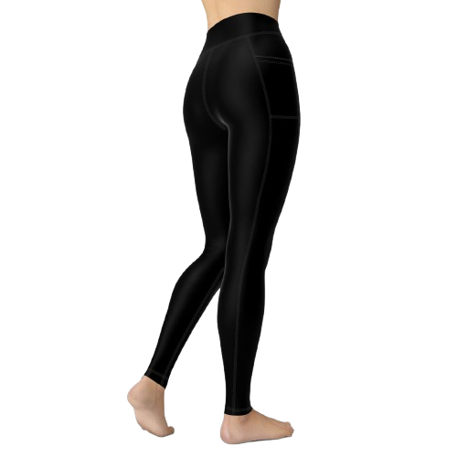 Spacefish Army Eco-Friendly Night Dive Black Leggings