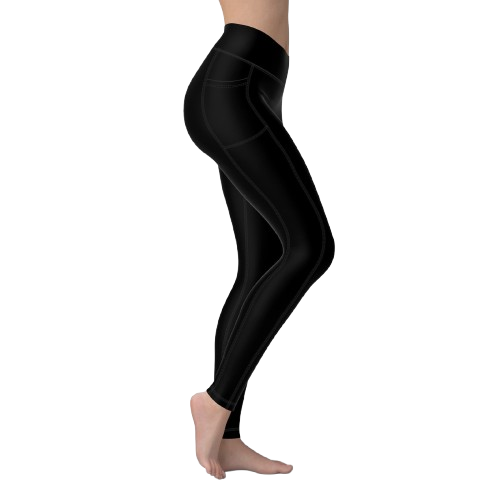 Spacefish Army Eco-Friendly Night Dive Black Leggings