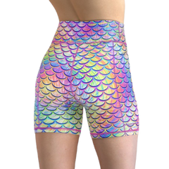 Spacefish Army Eco-Friendly Psychedelic Mermaid Shorts