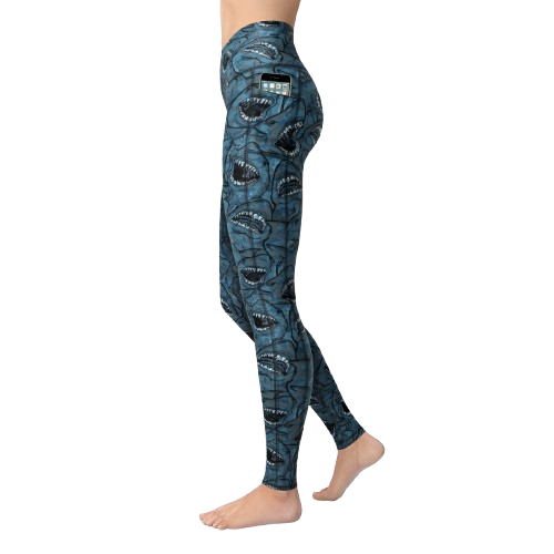 Spacefish Army Eco-Friendly Shark Camo Leggings