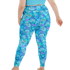 Spacefish Army Eco-Friendly Turtle Tie Dye Leggings