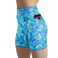 Spacefish Army Eco-Friendly Turtle Tie Dye Shorts