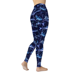 Spacefish Army Eco-Friendly Whale Shark Wonderland Leggings