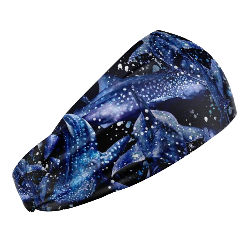 Spacefish Army Eco-Friendly Whale Shark Wonderland Scuba Head Band