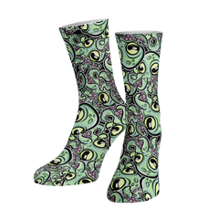 Spacefish Army Eco-friendly Cookie Octopus Dive Socks