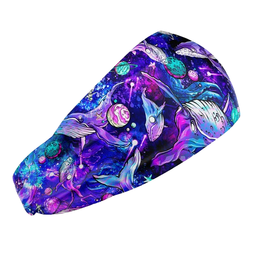 Spacefish Army Eco-friendly Cosmic Whale Scuba Head Band