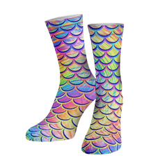 Spacefish Army Eco-friendly Psychedelic Mermaid Dive Socks