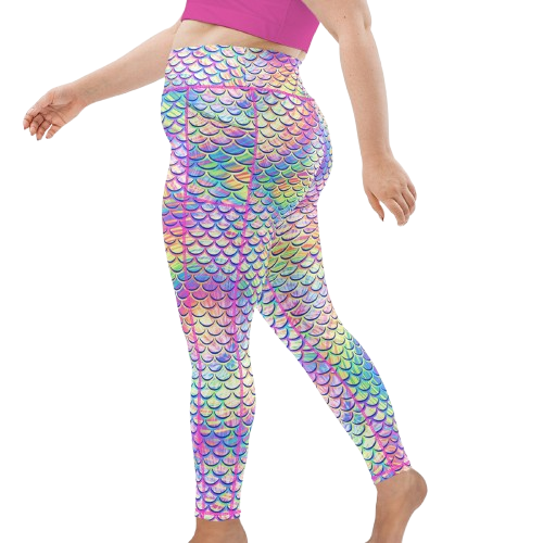 Spacefish Army Psychedelic Mermaid Leggings