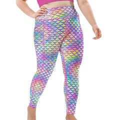 Spacefish Army Psychedelic Mermaid Leggings