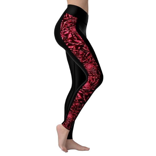 Spacefish Army Eco-Friendly Lionfish Invasion Contour Leggings