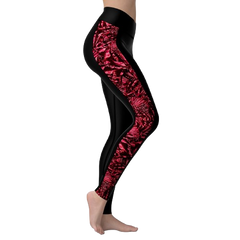 Spacefish Army Eco-Friendly Lionfish Invasion Contour Leggings