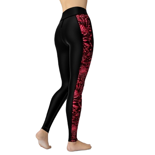 Spacefish Army Eco-Friendly Lionfish Invasion Contour Leggings