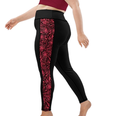 Spacefish Army Eco-Friendly Lionfish Invasion Contour Leggings