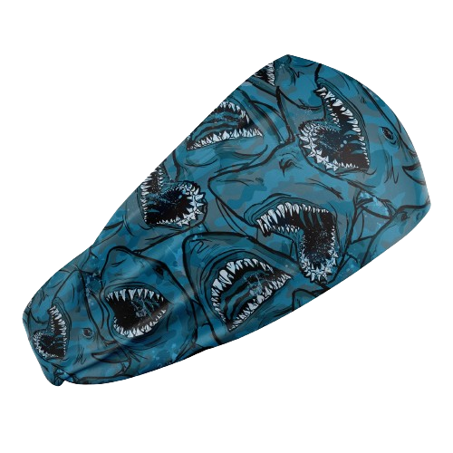 Spacefish Army Eco-Friendly Shark Camo Scuba Head Band