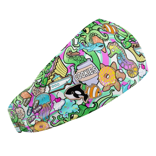 Spacefish Army Eco-friendly Candy Octopus Scuba Head Band