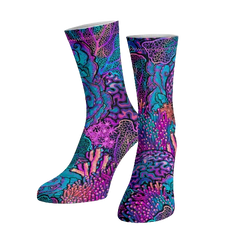 Spacefish Army Eco-friendly Coral Kaleidoscope Dive Socks