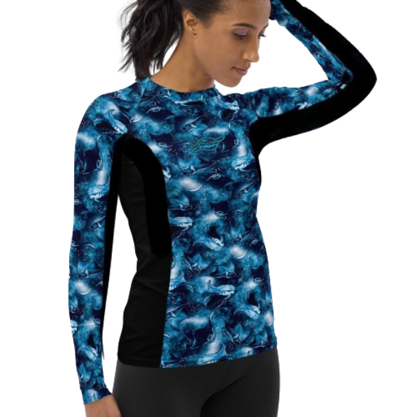 Spacefish Army Eco-friendly Manta Mayhem Contour Rashguard