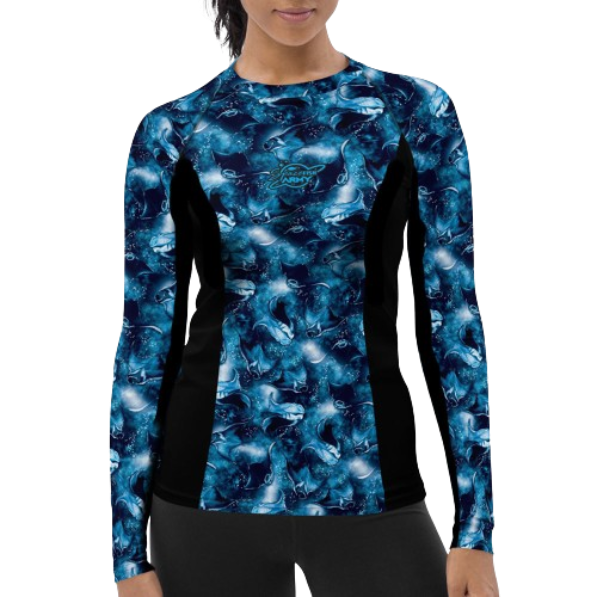 Spacefish Army Eco-friendly Manta Mayhem Contour Rashguard