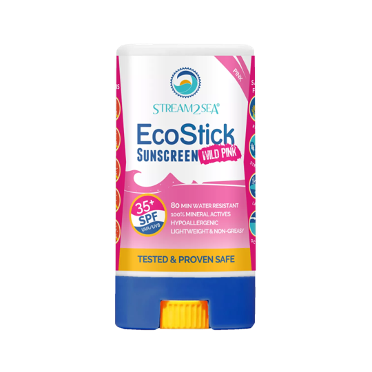 Stream2Sea EcoStick Sunscreen - Wild Pink
