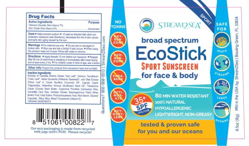 Stream2Sea EcoStick Sunscreen