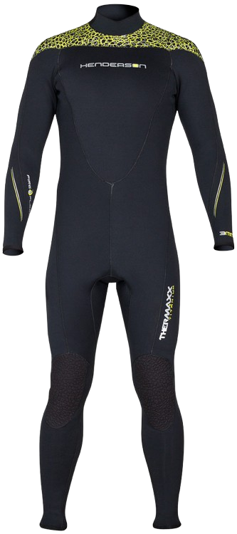 Henderson TherMaxxx Men's Wetsuit Black/Lime Front