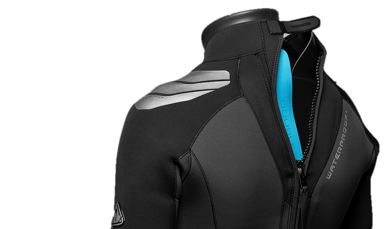 Waterproof 7mm W7 Men's Wetsuit - Back