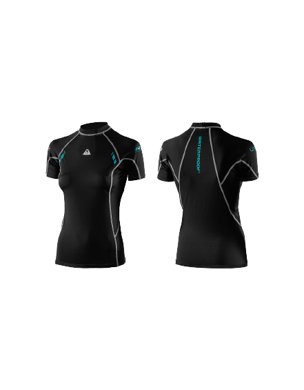 Waterproof Short Sleeved Women's Rashguard